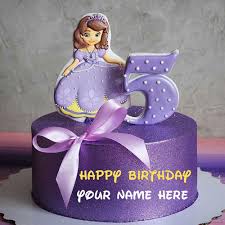 cinderella princess birthday cake with