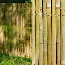 4m Slatted Bamboo Fence Screening Roll