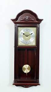 Wall Mounted Brown Grandfather Clock