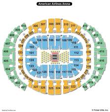 american airlines arena seating charts