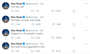 Elon musk, dogecoin (doge)'in ölçeklenebilirliğini önemli ölçüde artırmak istiyor. Doge Token Pumps After Elon Musk Tweets Dogecoin Is The People S Crypto Bitcoin Insider