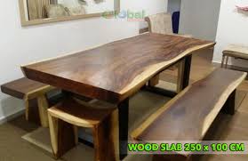 Suar Wood Dining Table Natural Solid