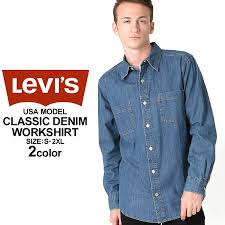 Size Usa Model Which Levis Shirt Long Sleeves Men Denim Has A Big Brand Levis Levis Denim Shirt Work Shirt Long Sleeves Shirt American Casual Is