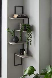 Buy Concrete Effect Corner Wall Shelves