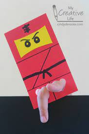 Cindy deRosier: My Creative Life: LEGO Ninjago Movie Finger Puppets