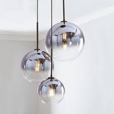 Round Ball Glass Ceiling Pendant Light