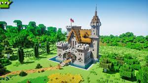 build a small castle in minecraft easy