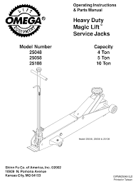 omega lift equipment magic lift 25048