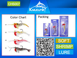Luminous Live Shrimp Lure Various Sizes And Colors With Box