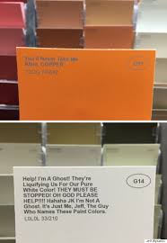 These Hilarious Fake Paint Names Make Home Decor Way More