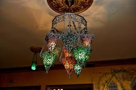 Moroccan Lamps Made Of Stained Glass