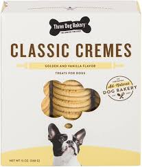 We have a unique doggy bakery with exceptional and healthy dog treats for parties. Amazon Com Three Dog Bakery Classic Cremes Baked Dog Treats Golden With Vanilla Filling 13 Oz Pet Treat Cookies Pet Supplies
