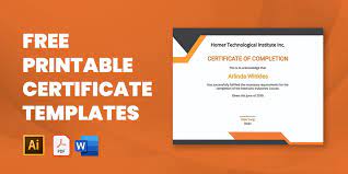 99 printable certificate template