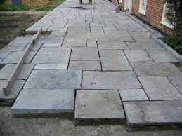reclaimed yorkstone paving delivered to
