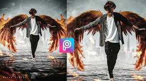 picsart fire wing editing fire photo