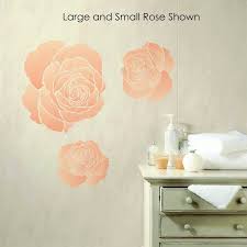 Large Rose Wall Stencil Flower Stencil