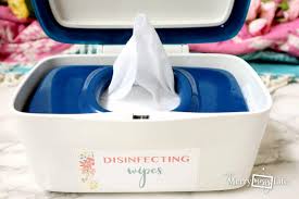 diy natural reusable disinfecting wipes