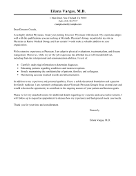 Medical Cover Letter Examples For Doctors Michael Template Design