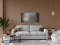 color furniture goes with brown walls