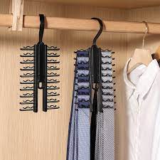 Household Rotatable Belt Storage Rack