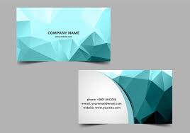 Vector Polygon Visiting Card Business Cards Vector Art