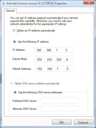 configuring ip address subnet mask