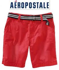 Details About Nwt Great Sz 27 Aeropostale Pink Mens Belted Shorts 100 Cotton Bermudas New