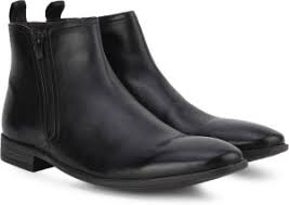 Clarks Bampton Top Black Leather Boots Black Best Price In