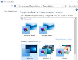 how to change theme in windows 10