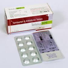 Amlodipine in mild and moderate hypertension: Teliska Am Telmisartan 40 Mg Amlodipine 5 Mg Tablet Packaging Size 10 X 10 Rs 740 Box Id 14578143562