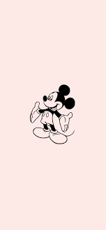 mickey mouse light pink wallpapers