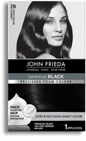 Shop for black temporary hair dye online at target. Black Hair Color 2n John Frieda