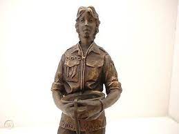 Check spelling or type a new query. Vintage Cast Bronze Female Military Soldier Sculpture Figurine Rodger Brordin 474520011