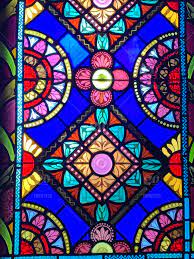 stained glass from montserrat monastery
