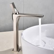 This beauty from kraus may just be what you need. Utop Modern Innovative Design Single Hole 1 Handle Bathroom Vessel Sink Faucet In Brushed Nickel Solid