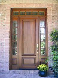 Estate 2 Panel Mahogany Wood Front Door