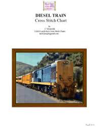 Details About Diesel Train Cross Stitch Chart