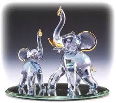 glass elephant family 14 95