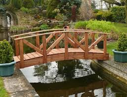 Uk Garden Supplies Wooden Garden Bridge