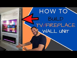 How To Build Tv Fireplace Wall Unit