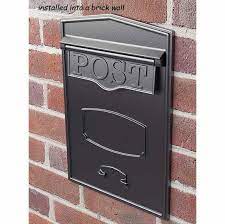 Rear Access Locking Mailbox For Masonry