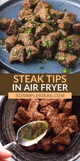 steak tips in air fryer so simple ideas