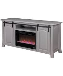 Amish Danvers Fireplace Media Stand