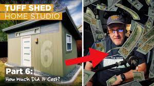 building a tuff shed home studio part