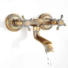 Vintage Copper Wall Mounted Faucet