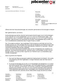 Anderen die danach googeln und auf diese seite stossen: Offener Brief Der Personalvertretungen Der Jobcenter Gemeinsamen Einrichtungen In Bayern Pdf Kostenfreier Download