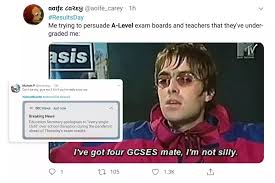 A meme mocking the fact people won't recognise each other after lockdown. A Level Students Share Hilarious Memes As They Pick Up Grades On Results Day