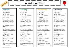 Worksheet to learn and practice using idiomatic expressions. Grade 3 Mental Math Worksheets Free Worksheets Printables