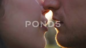 attraction lips kiss at