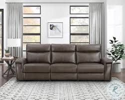 dark brown power double reclining sofa